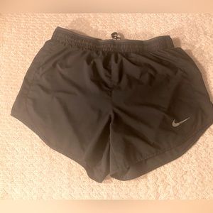 Nike Dri-Fit Black Lined Running Shorts Women's Medium